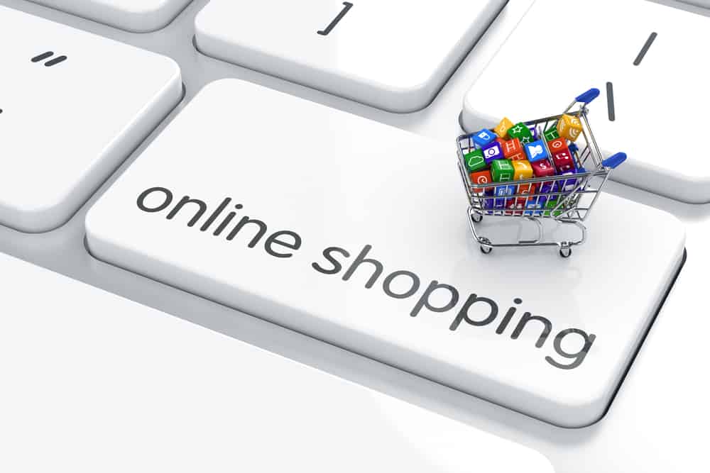 Online shopping concept