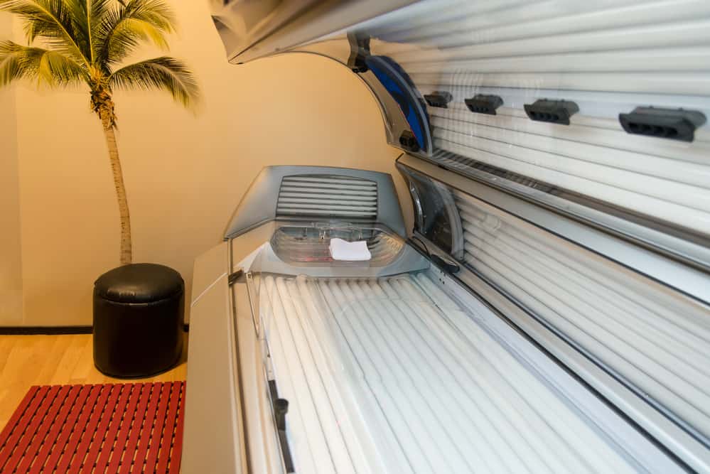 Tanning Bed Solarium At Health Club Spa