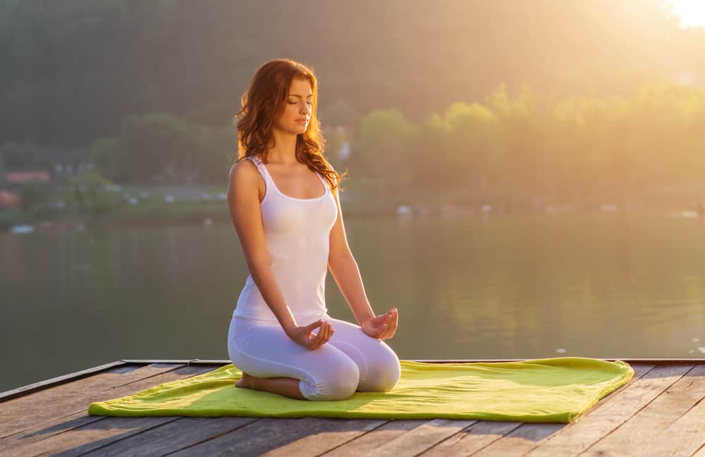 Young Woman doing Yoga